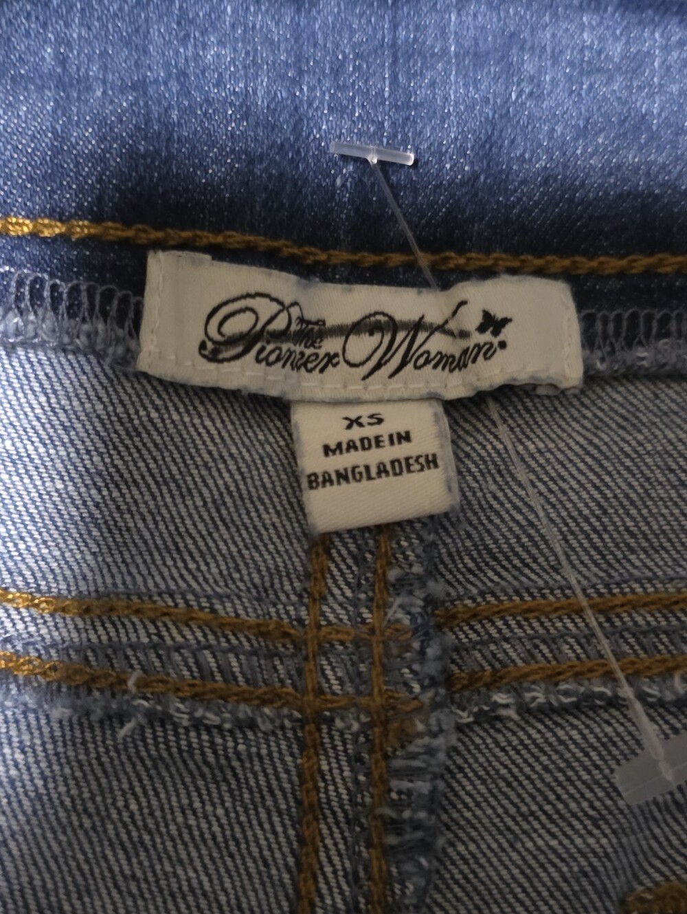 The Pioneer Woman Embroidered Wide Leg Flare Jeans XS - Picture 8 of 12